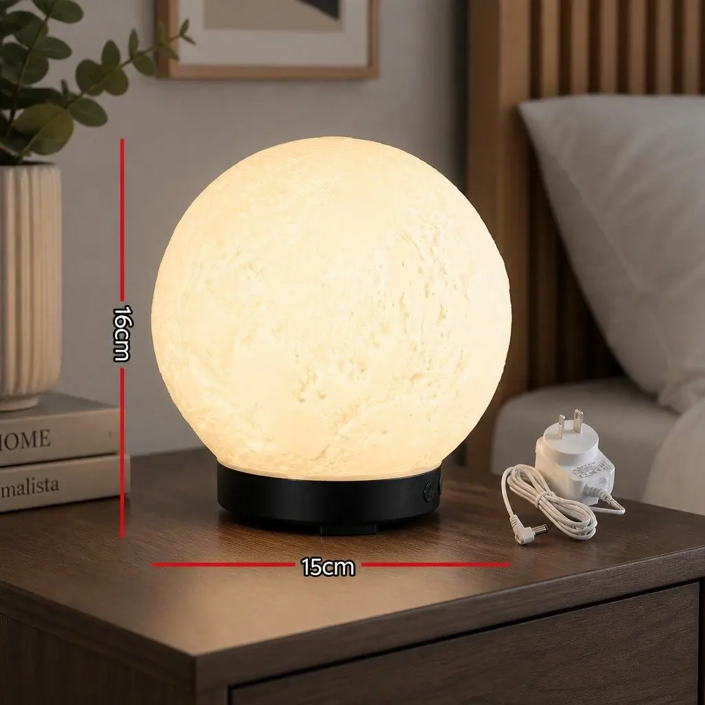 Ultrasonic Aroma Diffuser Moon Lamp 200ml Aromatherapy Humidifier LED Night
