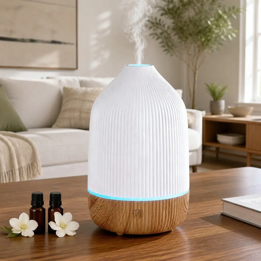 Ultrasonic Aroma Diffuser 100ml LED Aromatherapy Humidifier Mist Diffuser Night