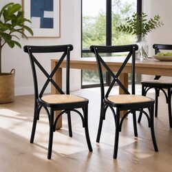 Comfortable Black Rattan Dining Chairs for Your Home