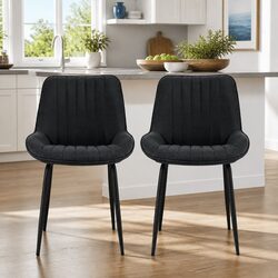 Comfortable Dining Chairs Set of 2 with Easy Maintenance