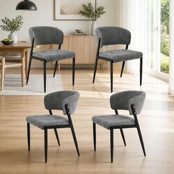 Comfortable and Value-driven Dining Chair Set of 4 in Grey