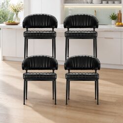 Reliable Dining Chairs Set of 4 with Padded Seats
