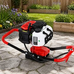 65CC Post Hole Digger Engine Petrol Motor Single Cylinder 2-Stroke Power Tool