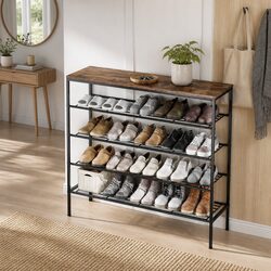 Practical 5-Tier Shoe Rack for Everyday Use