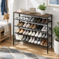Practical 5-Tier Shoe Rack for Everyday Use