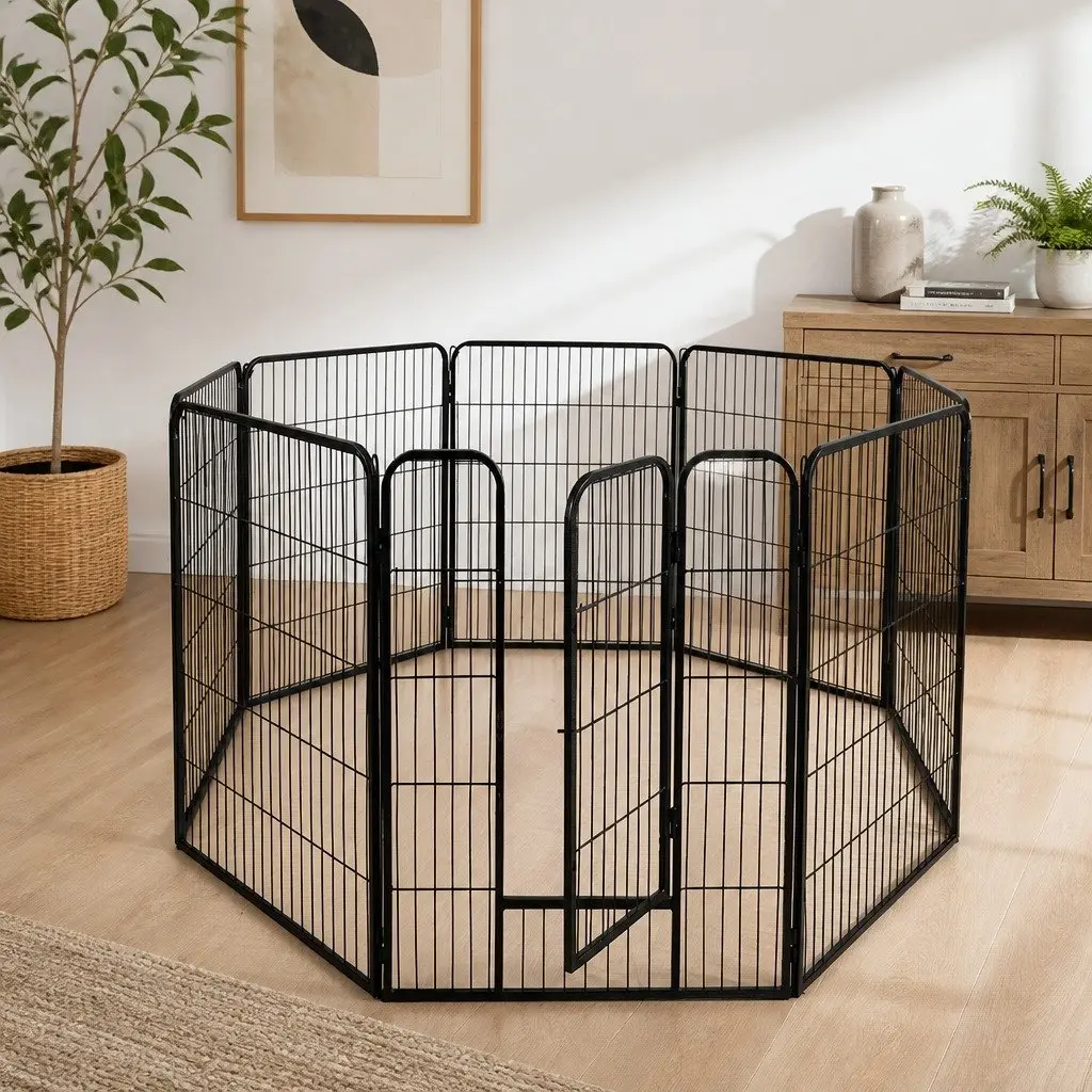 8 Panel Pet Playpen for Safety and Security