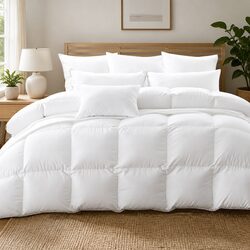 Value-Driven Double Goose Down Feather Quilt for Comfort