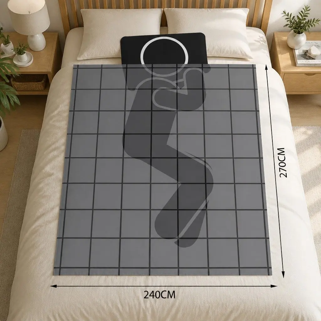 Goose Down Feather Quilt Super King Bed Lightweight Breathable White
