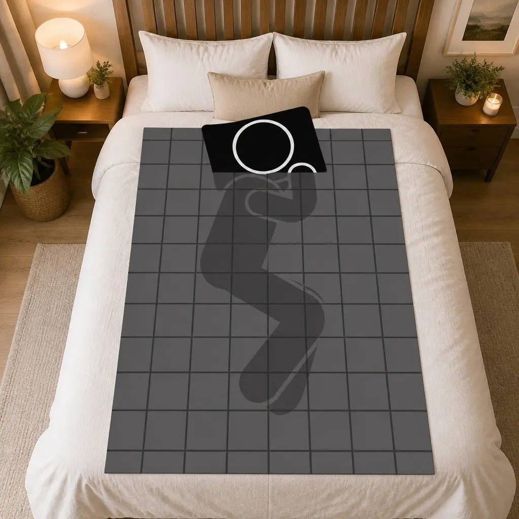 Goose Down Feather Quilt Double All Season 700GSM White Baffle Box Stitched