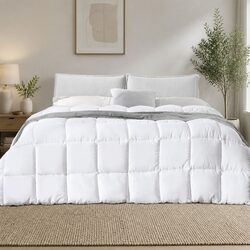 Bamboo Quilt Queen Size 200GSM All Season Bedding Fluffy Filling Baffle Box