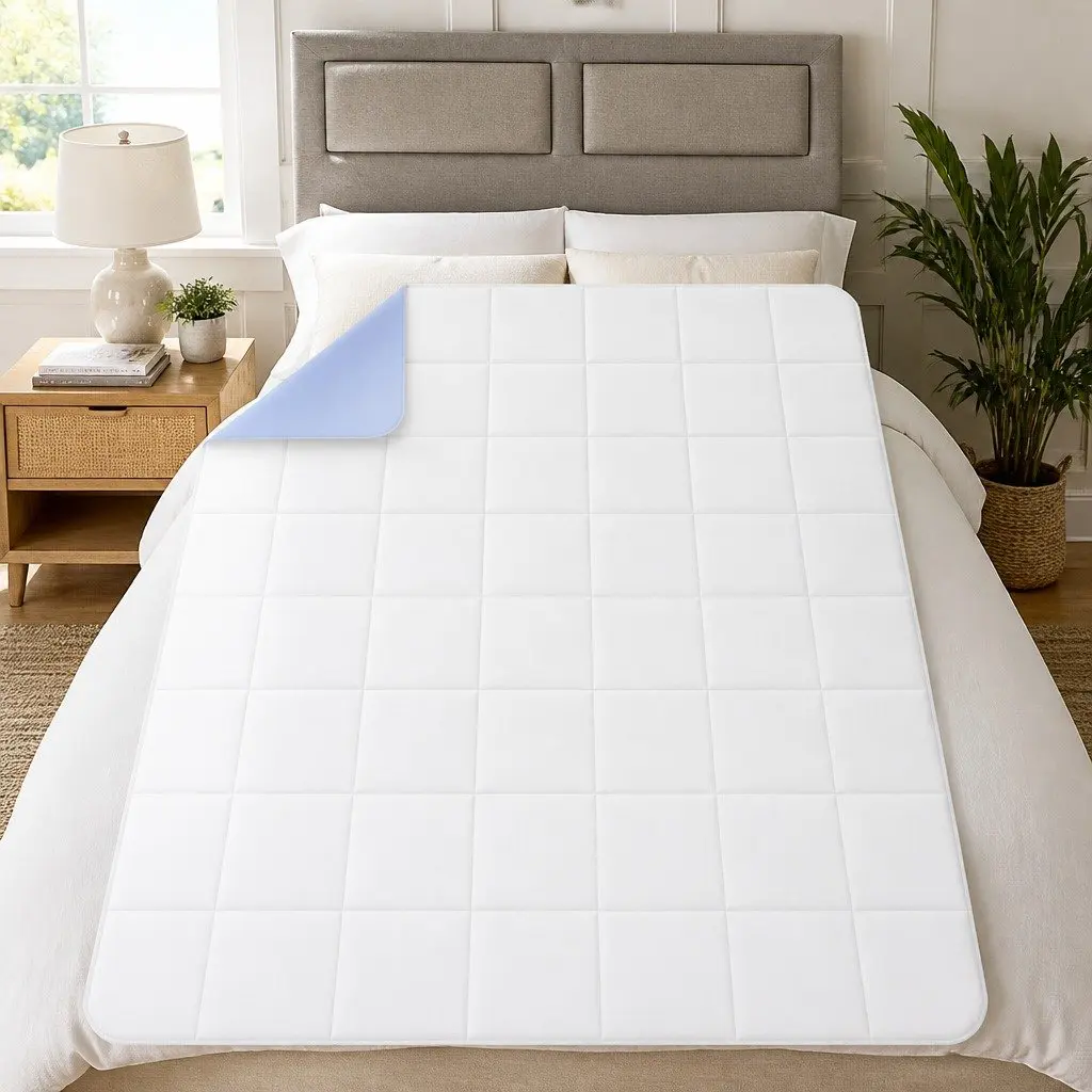 Bamboo Quilt All Season Single 200GSM Lightweight Soft Breathable White Bedding