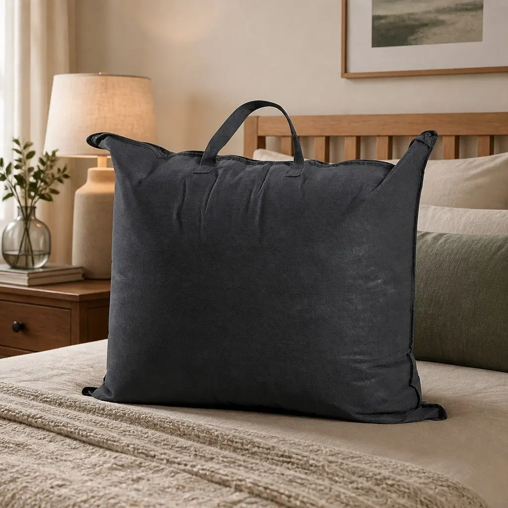 Bamboo Quilt All Season Single 200GSM Lightweight Soft Breathable White Bedding