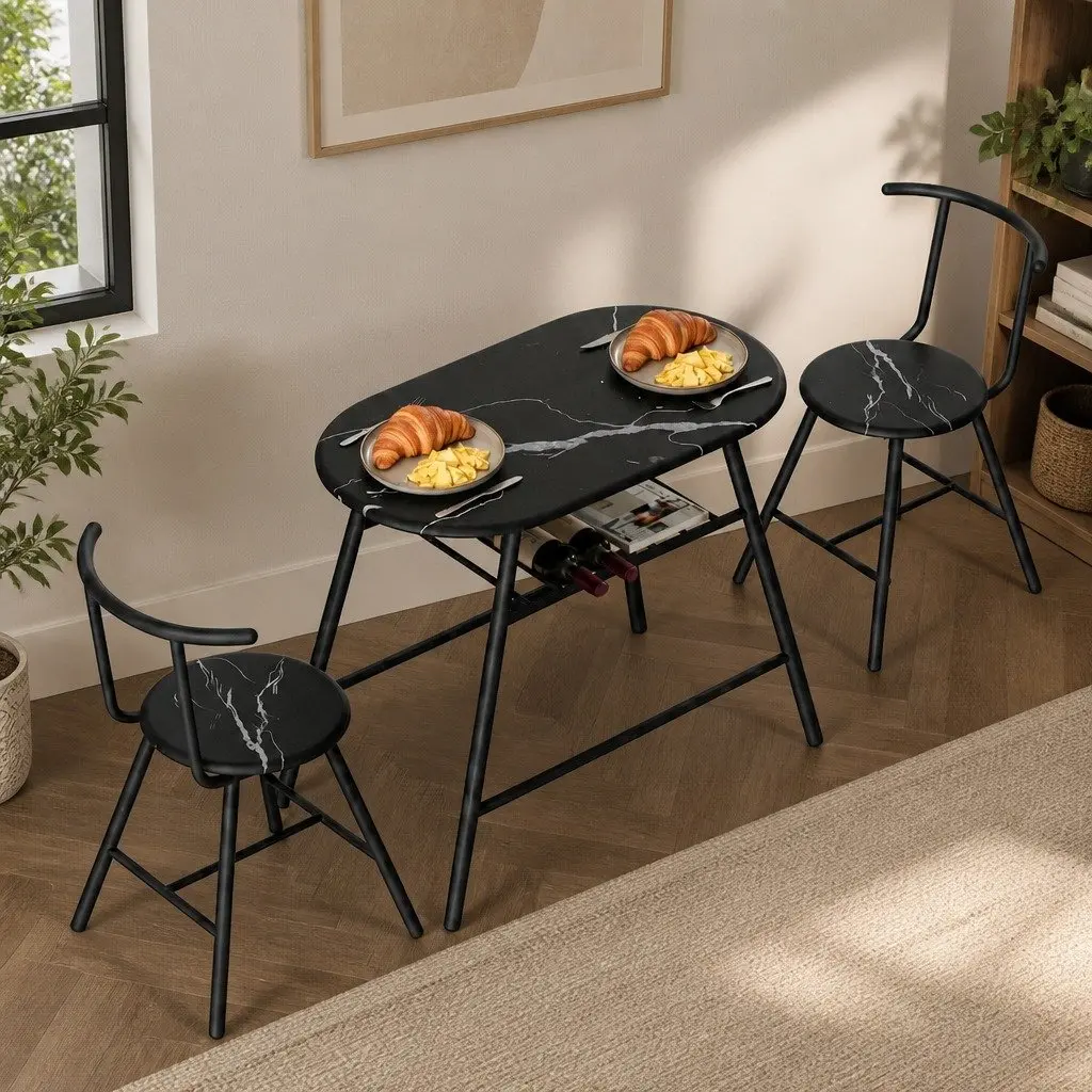 Bistro Dining Table Set for Small Spaces