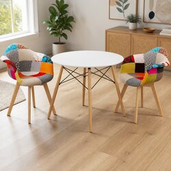 Warm and Inviting Dining Table and Chairs Set