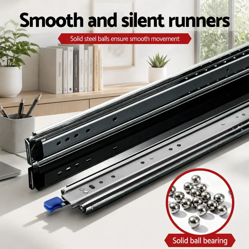 Heavy-Duty Drawer Slides with 227kg Capacity