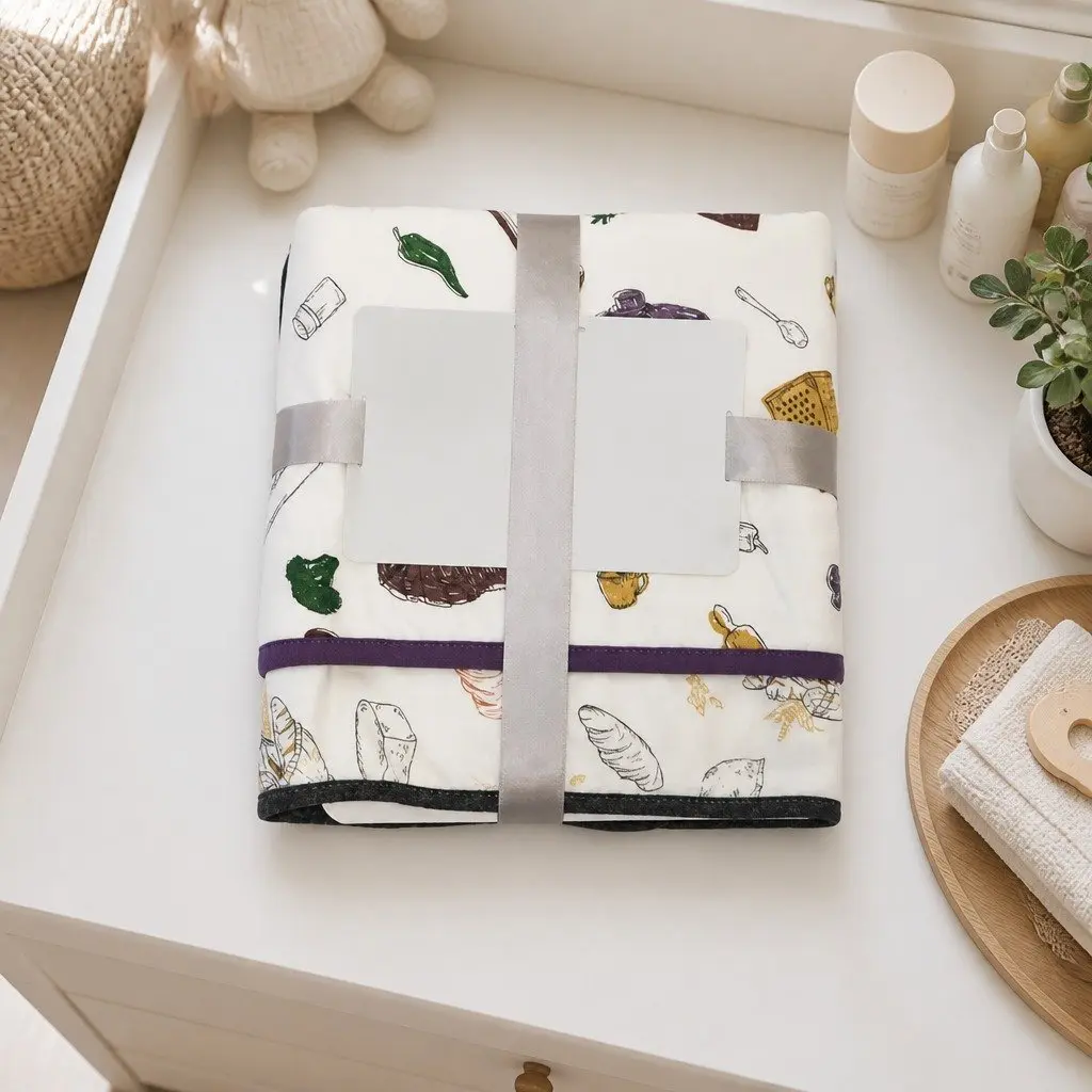 Burp Cloth Set Space Theme Baby Feeding Soft Absorbent 2 Piece