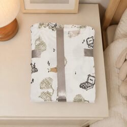 Soft Kids Pajama Set in Bamboo Cotton with Gramophone Print 110