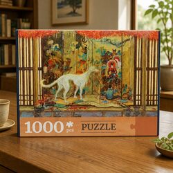Adult Puzzle 1000 Pieces ZhenJun Garden Classical Chinese Design Mindful