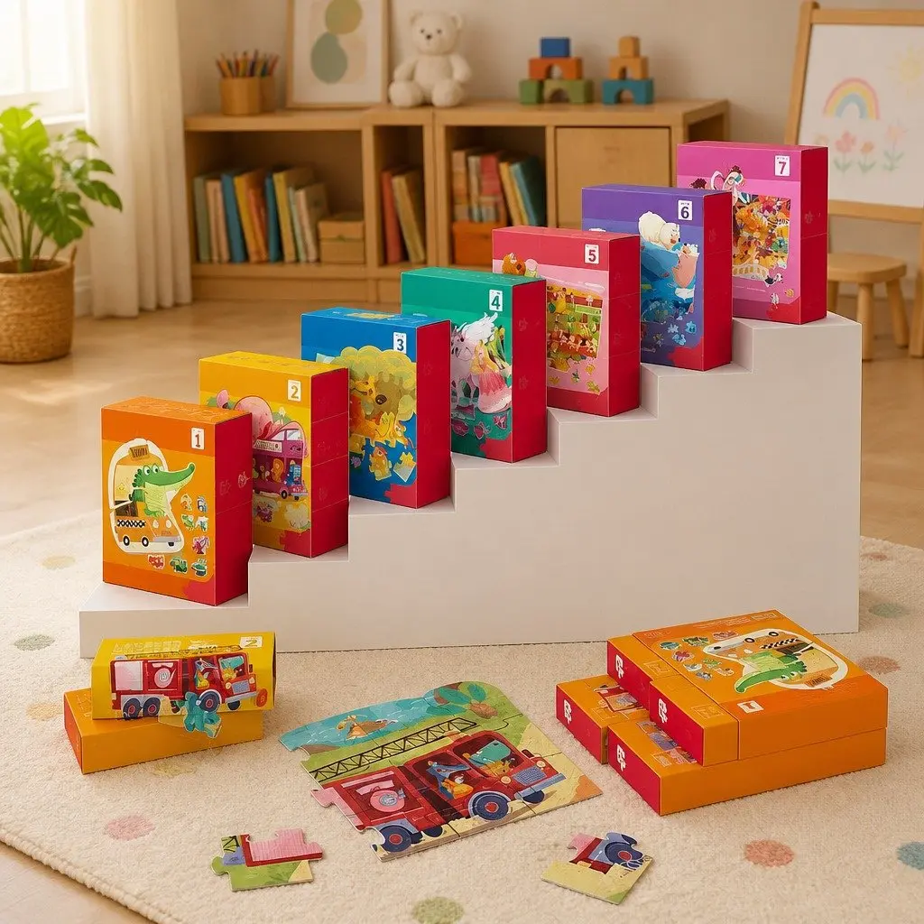 Children's Puzzle Educational Brain Development 154 Piece 195 Piece Playground Theme