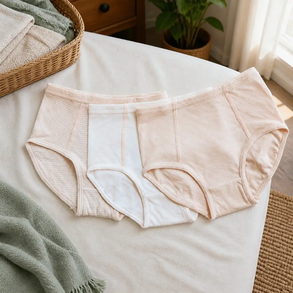 Kids Briefs Organic Cotton Everyday Comfort Size 130 Camel
