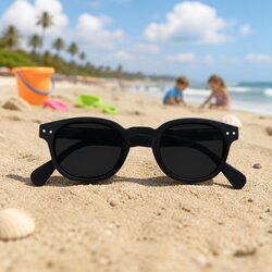 Kids Sunglasses Junior Collection Age 5-10 Years UV Protection Red Square Frame