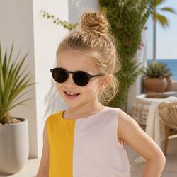 Kids Sunglasses UV Protection Junior Collection Rounded Frame Unisex 5-10 Years