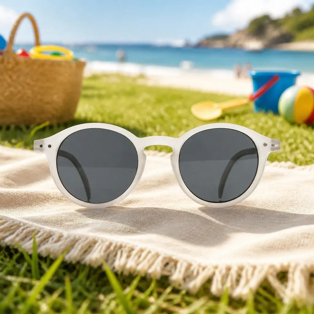 Kids Sunglasses UV Protection Junior Collection Rounded Frame Unisex 5-10 Years