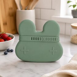 Bunny Snackie Silicone Set: Safety and Ease for Your Child