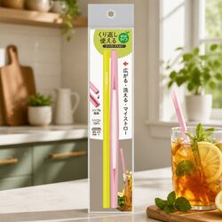 Reliable Resealable Silicone Zipper Straw for Kids