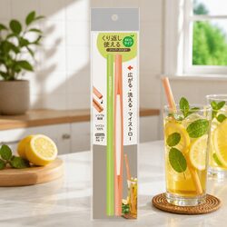Safe and Convenient Resealable Silicone Zipper Straw for Kids