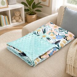 Comfortable Kids Light Blanket with Heart-Tag Gift Bag
