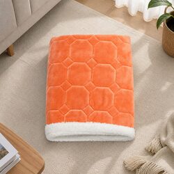 Soft Play Mat 60x120cm Orange Kids Floor Yoga Exercise Cushioned Portable Indoor