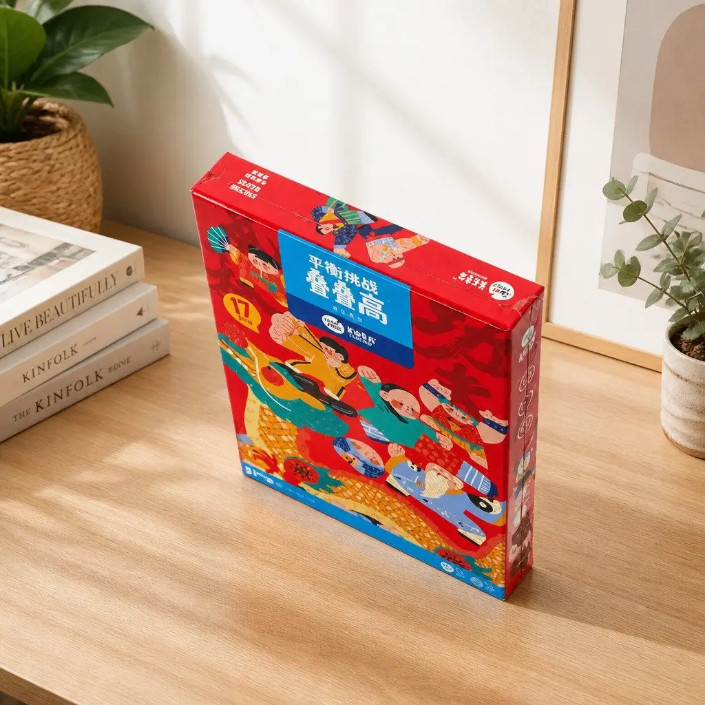 Stacking Blocks Creative Toy Problem-Solving 3 Years and Up Colorful