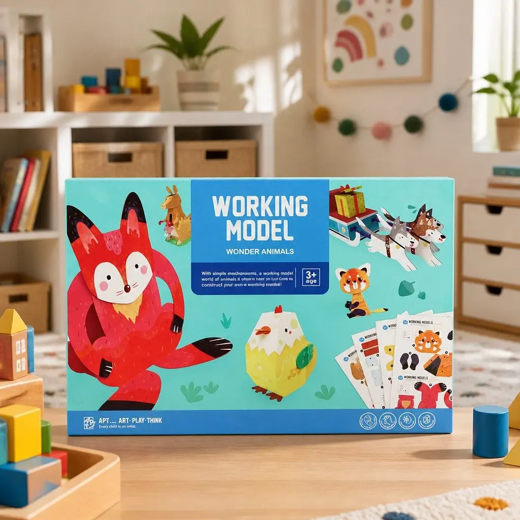 Paper Craft Kit Interactive Imaginative Play Toy for Kids 5 Years and Above