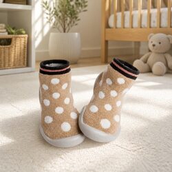 Comfortable Kids Glow in the Dark Slipper Socks, Soft and Safe