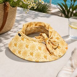Charming Kids Sunflower Sunhat with Adjustable Chin Strap