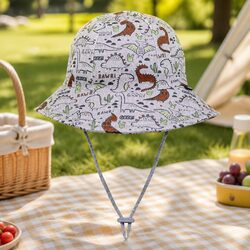 Comfortable Toddler Bucket Hat for Sun Protection
