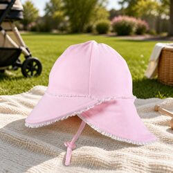 Comfort and Value with Blush Legionnaire Baby Sun Hat