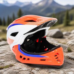 Reliable Kids Safety Helmet Size S in Red/Orange