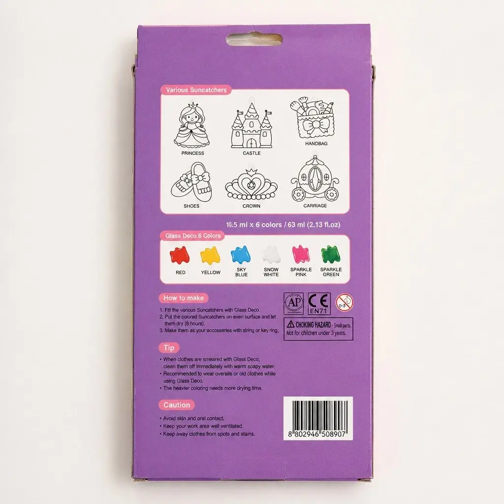 Kids Craft Set Princess Coloring Painting Molds Creative Playtime Activities