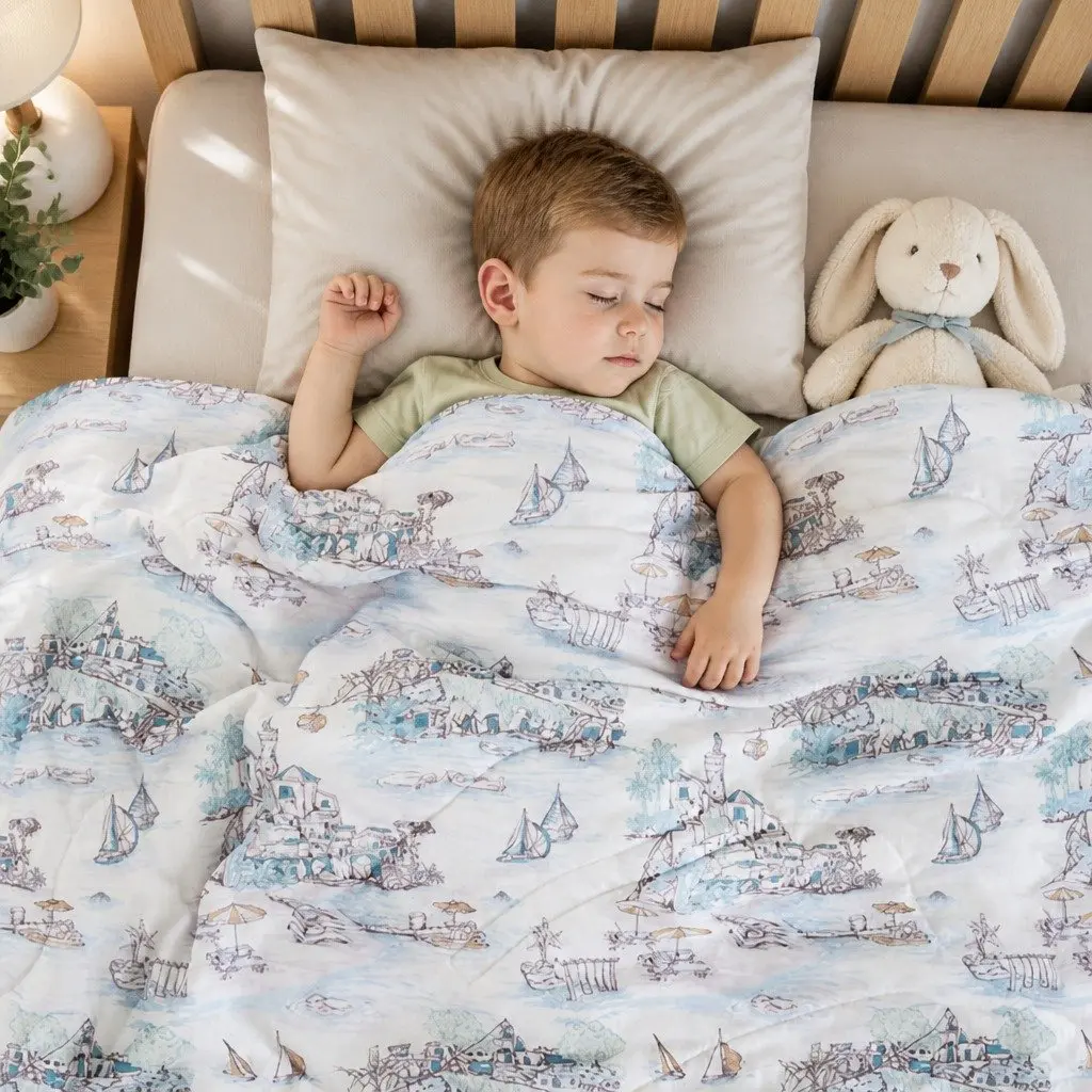Kids Cooling Comforter Blanket Moisture-Wicking 120x150cm Soft Sleep Cover