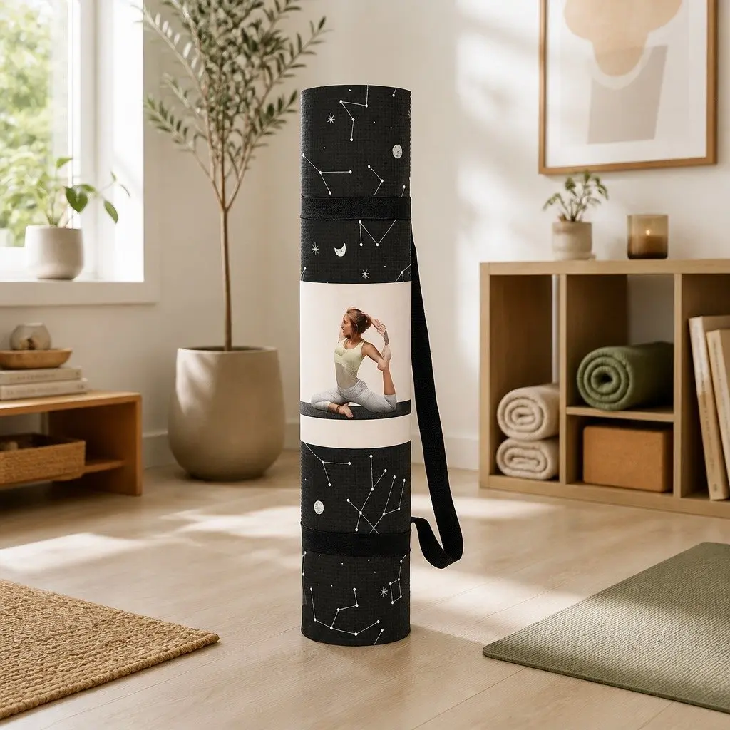 Yoga Mat Constellation Pattern Kids Fitness Exercise Cushion Portable