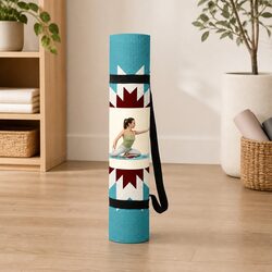 Reliable and Practical Yoga Mat with Navajo Design