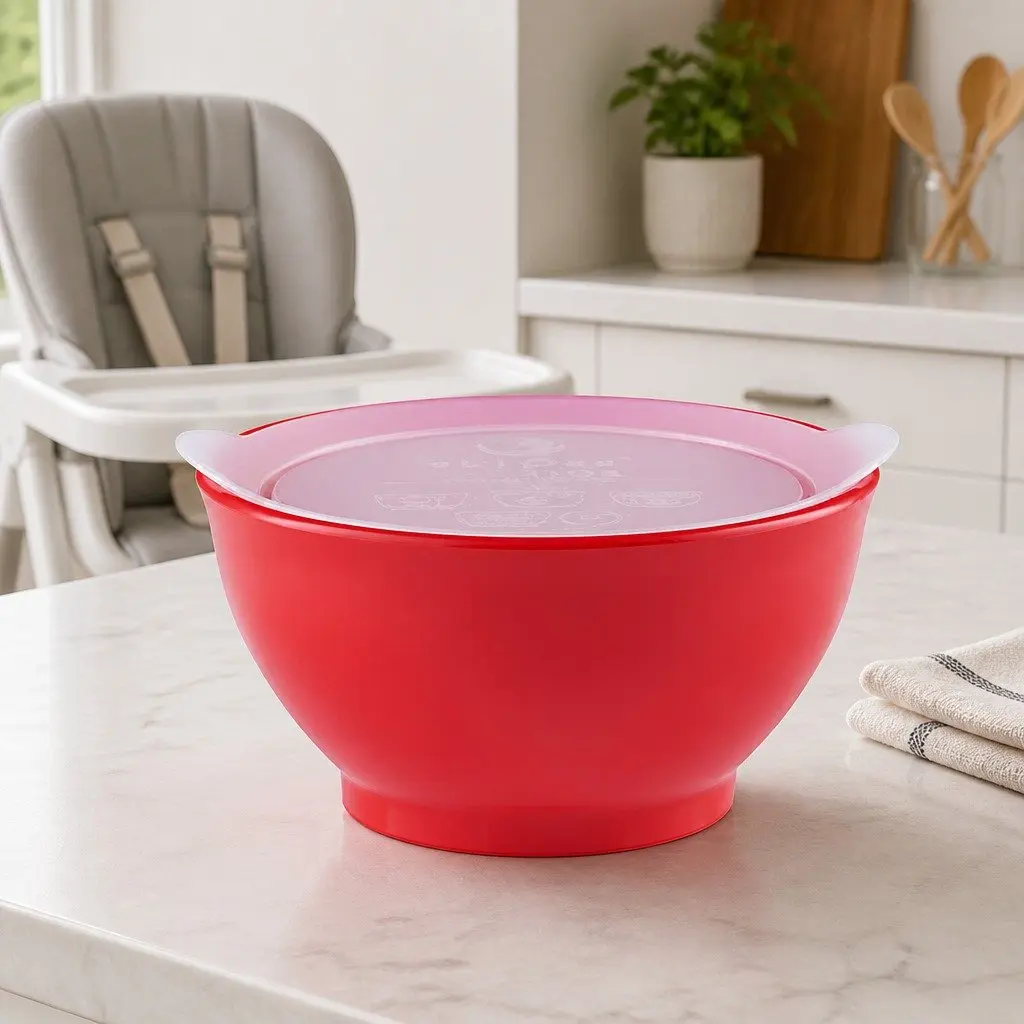 Spill-Proof Anti-Slip Bowl Self-Feeding Training 237ml Orange