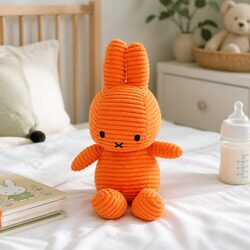 Miffy Sitting Corduroy Plush - Compact 23cm Toy