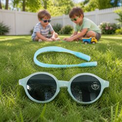 Comfortable Toddler Sunglasses with UV Protection and Strap