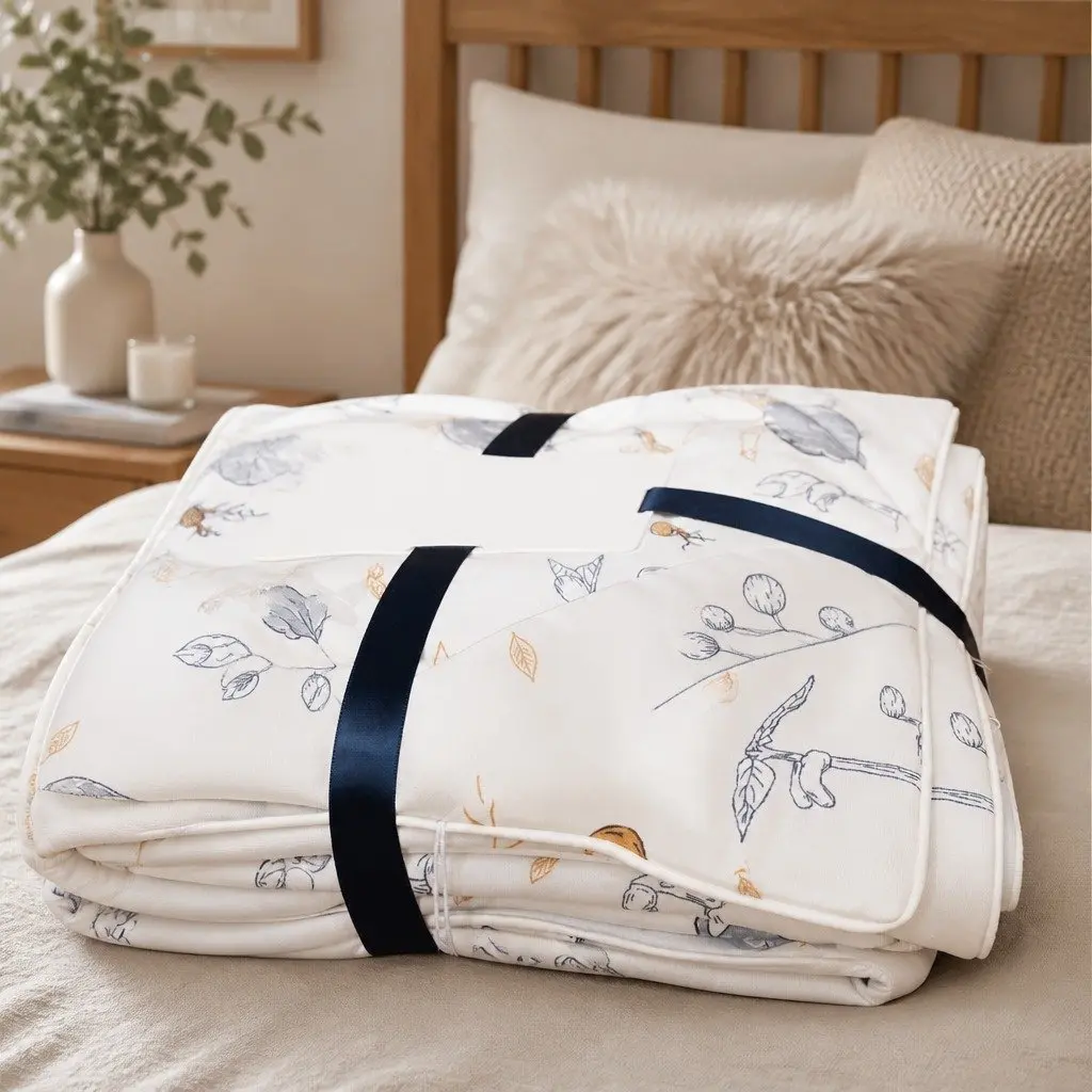 Cooling Comforter Blanket Moisture-Wicking 200x230cm Soft Lightweight All Season