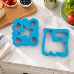Aeroplane and Train Sandwich Cutters for Kids' Lunches