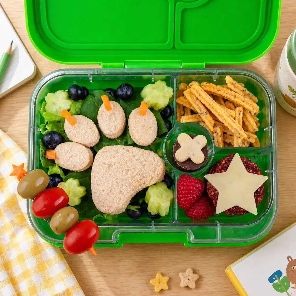 Sandwich Cutter Set Kids Lunch Punch Large Lion Paw Print