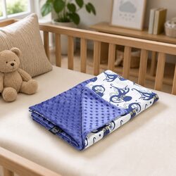 Gentle Kids Light Blanket - Minky Fleece and Cotton Blend